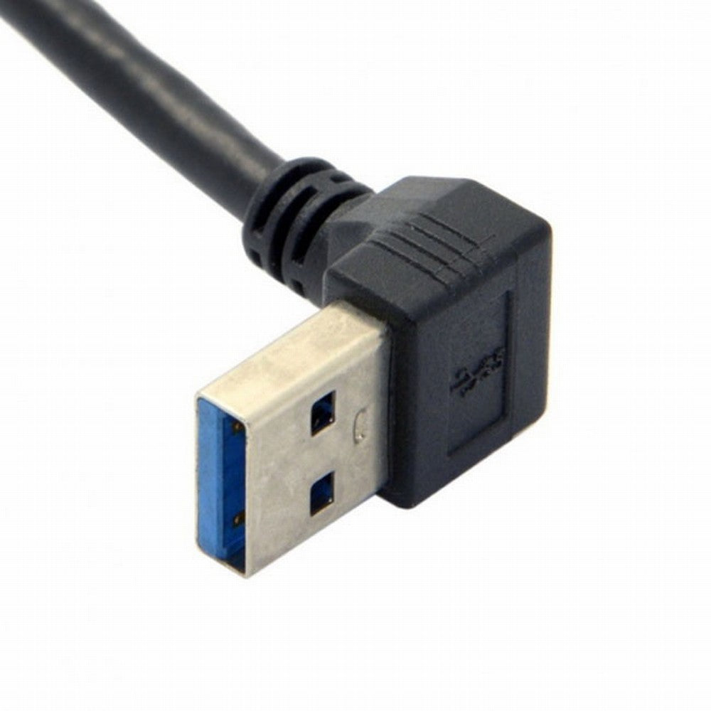 Chenyang Reversible USB 3.1 USB-C Angled to 90 Degree Down Angled A Male Data Cable for Laptop Tablet Mobile Phone UC-089-DN