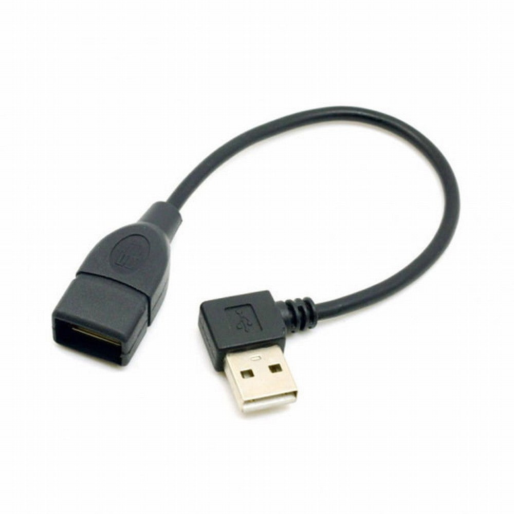 Chenyang 90D Left Angled Type USB 2.0 A Male to USB Female M/F Extension Cable CC-U2-002-LE