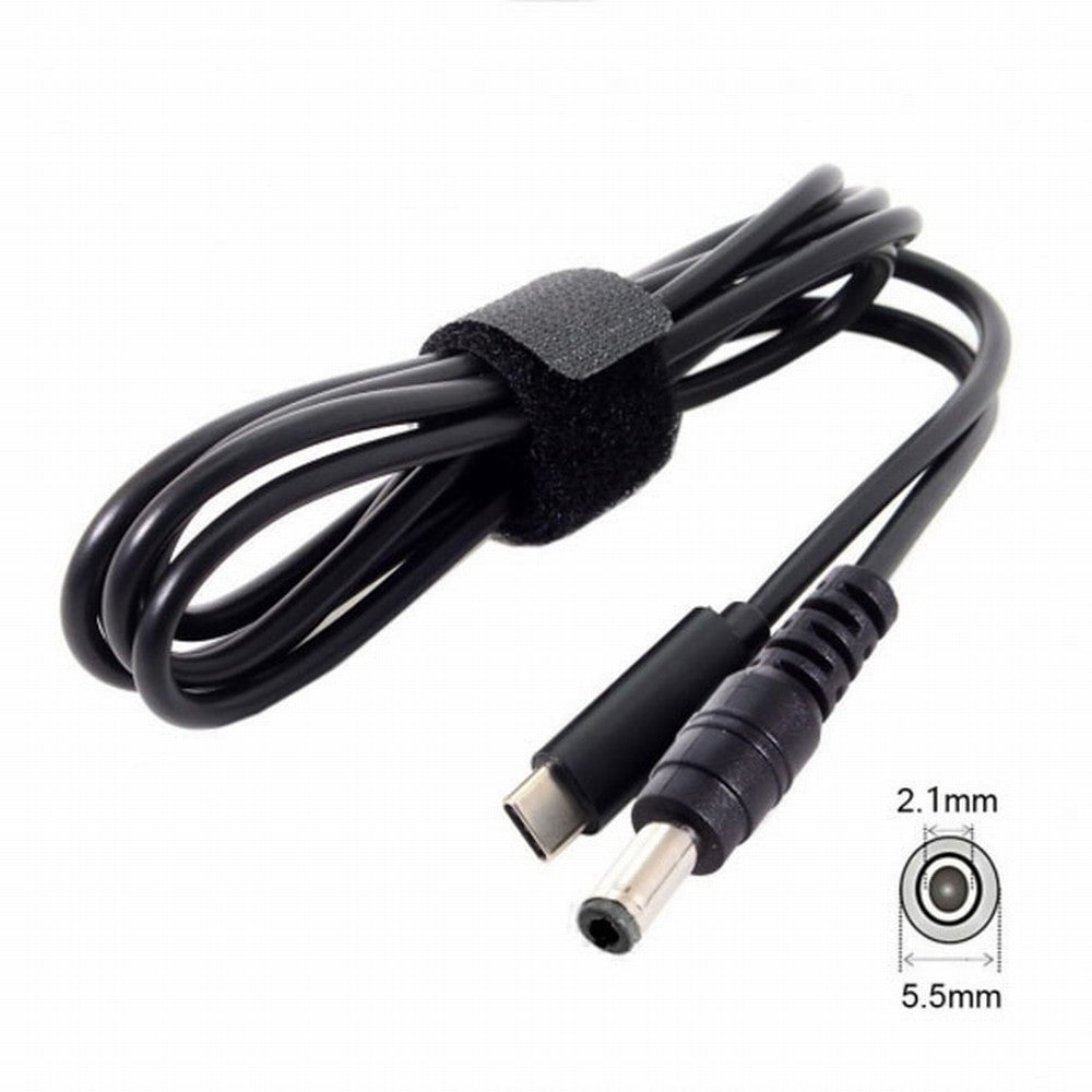 Chenyang Type C USB-C Input to DC 5.5*2.1mm Power PD Charge Cable for Laptop Notebook UC-106-5521MM