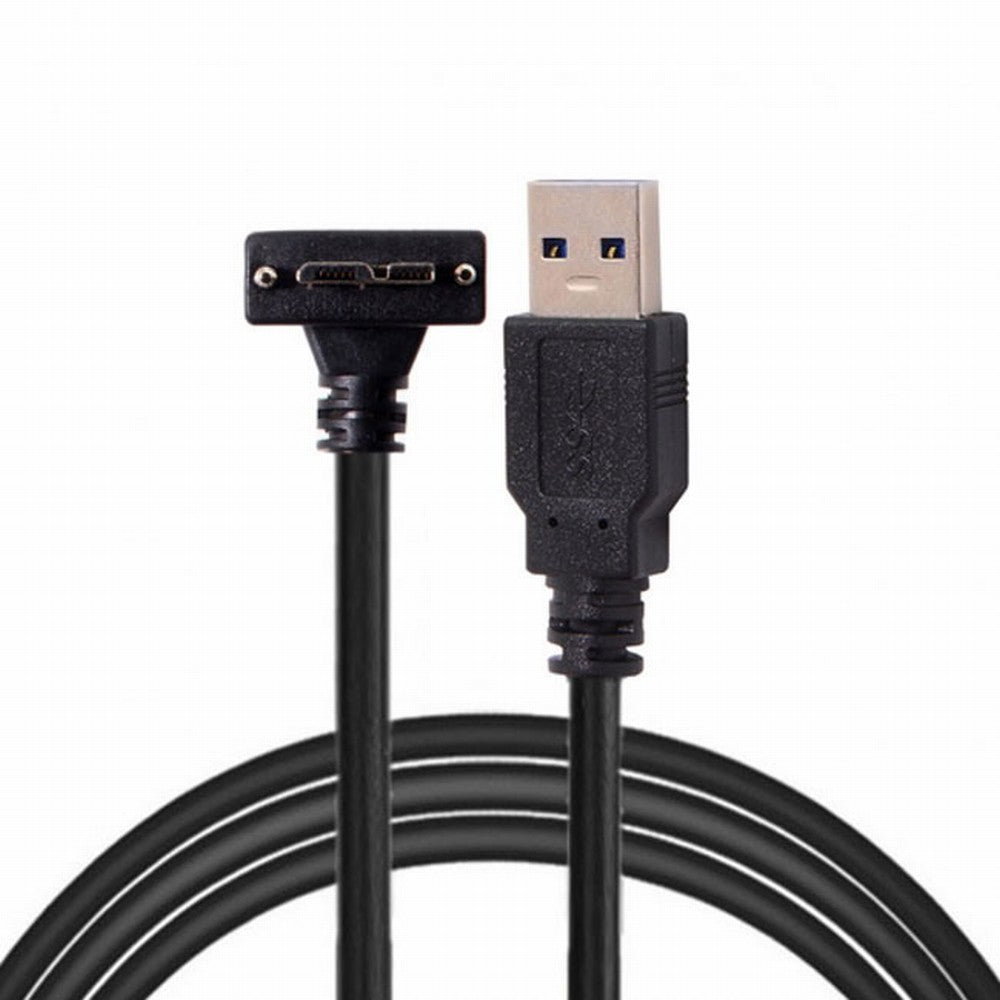 Chenyang  90 Degree Up Angled Micro USB Screw Mount to 3.0 Data Cable for Industrial Camera CC-U3-044-UP