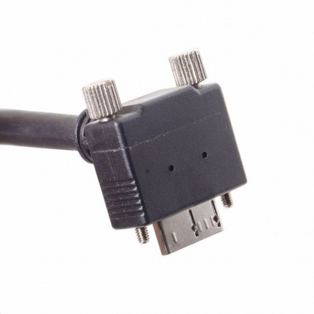 Chenyang  90 Degree Down Angled Micro USB Screw Mount to 3.0 Data Cable for Industrial Camera CC-U3-044-DN