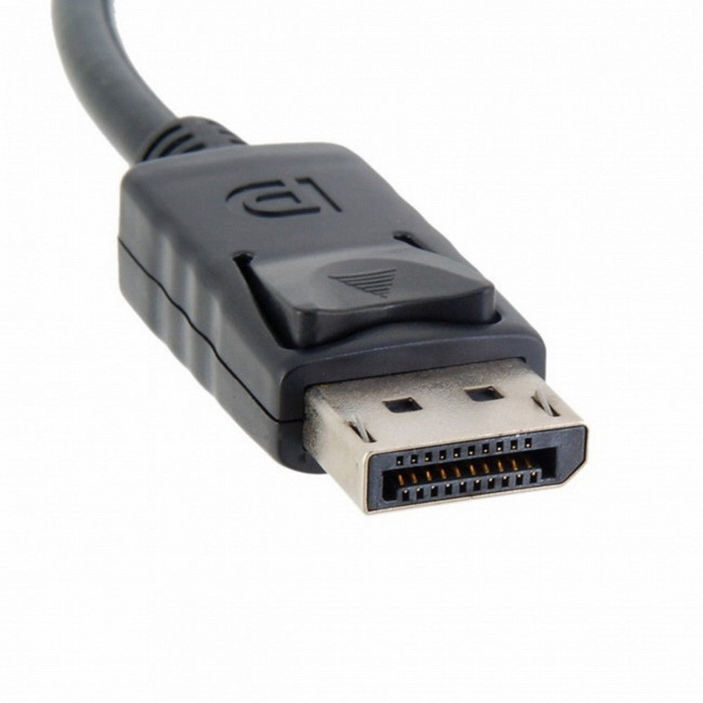 Chenyang DP DisplayPort Male to Mini DP DisplayPort Female Cable 20cm for Displays HDTV Monitor DP-048-BK