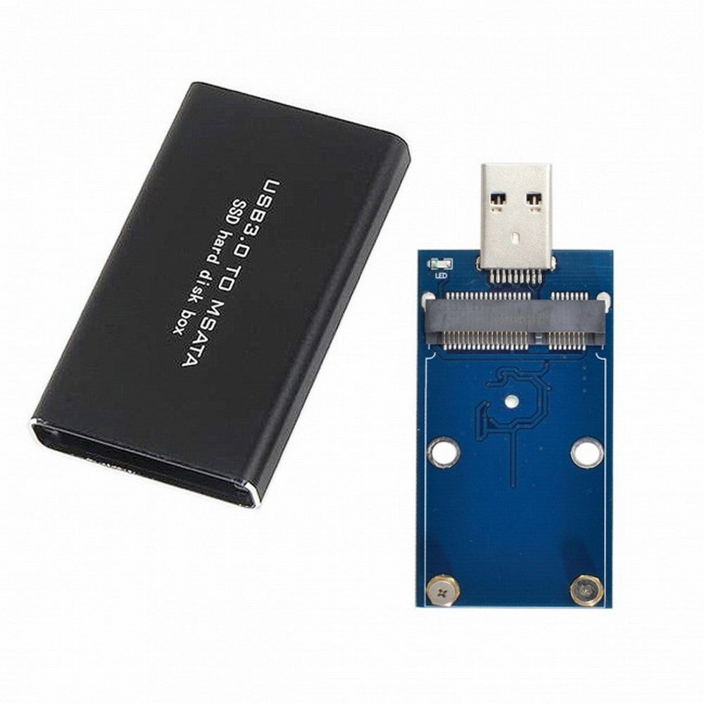 Chenyang Mini PCI-E mSATA to USB 3.0 External SSD PCBA Conveter Adapter Pen Driver Card with Case U3-034