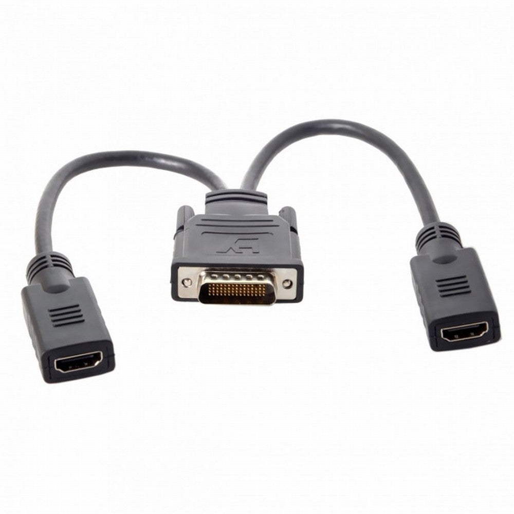 Chenyang DMS-59Pin Male to Dual HDMI 1.4 HDTV Female Splitter Extension Cable for PC Graphics Card DB-028