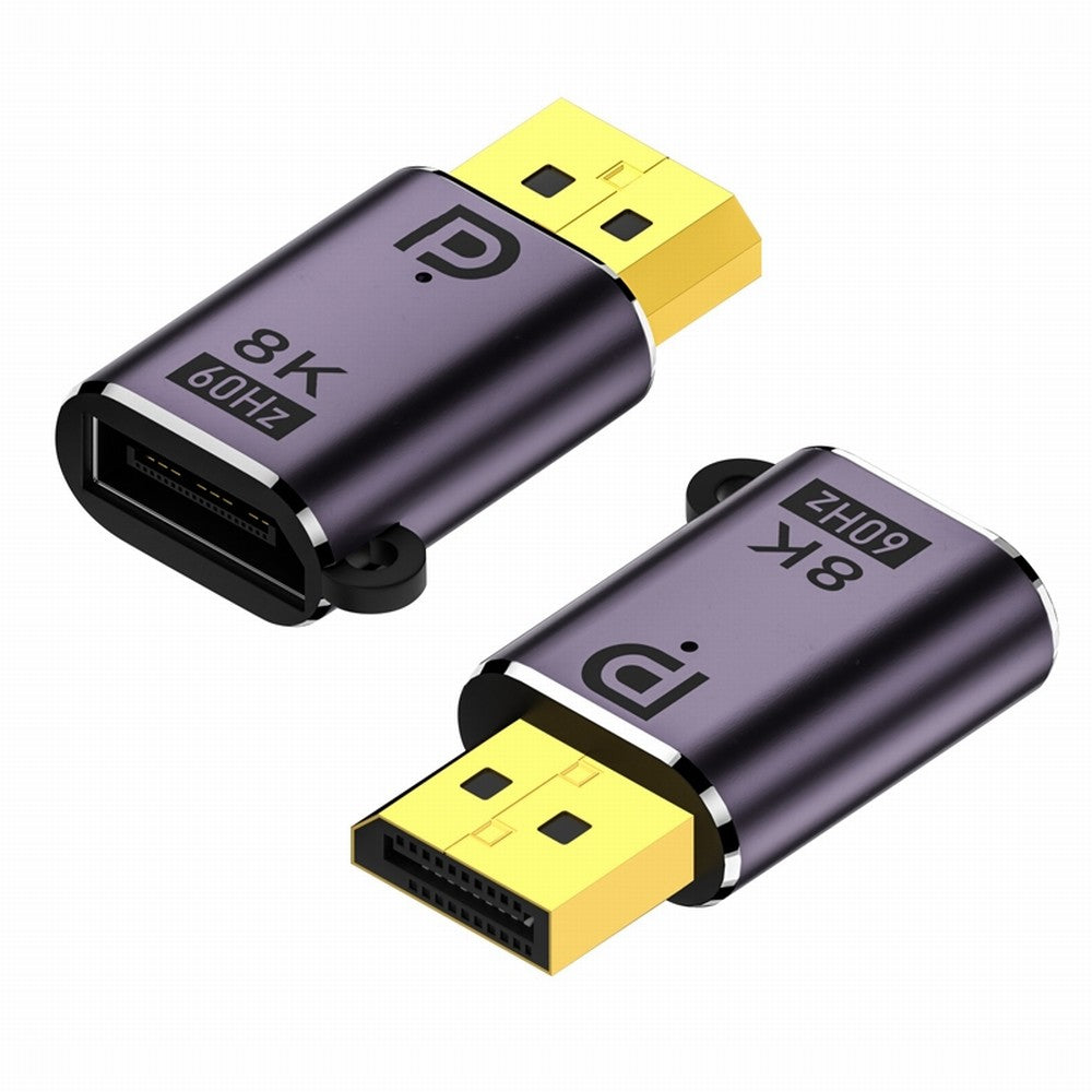 Chenyang DisplayPort 1.4 Male to DP Female 8K 60hz Adapter Ultra-HD UHD 4K 144hz 7680*4320 for Video PC Laptop Monitor DP-036-8K02