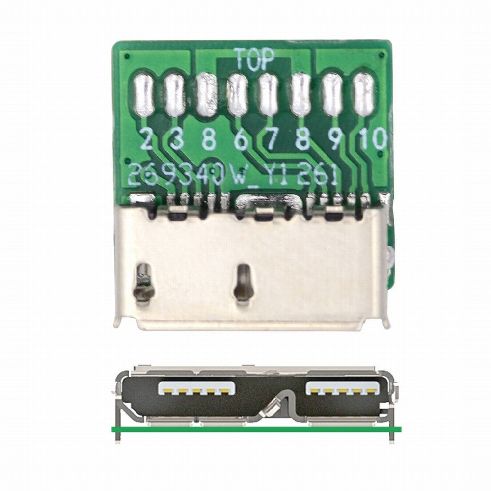 Chenyang 10pcs Micro USB 3.0 10pin Female Socket Receptacle Board Mount SMT Type with PCB for USB Disk DIY OEM CN-007