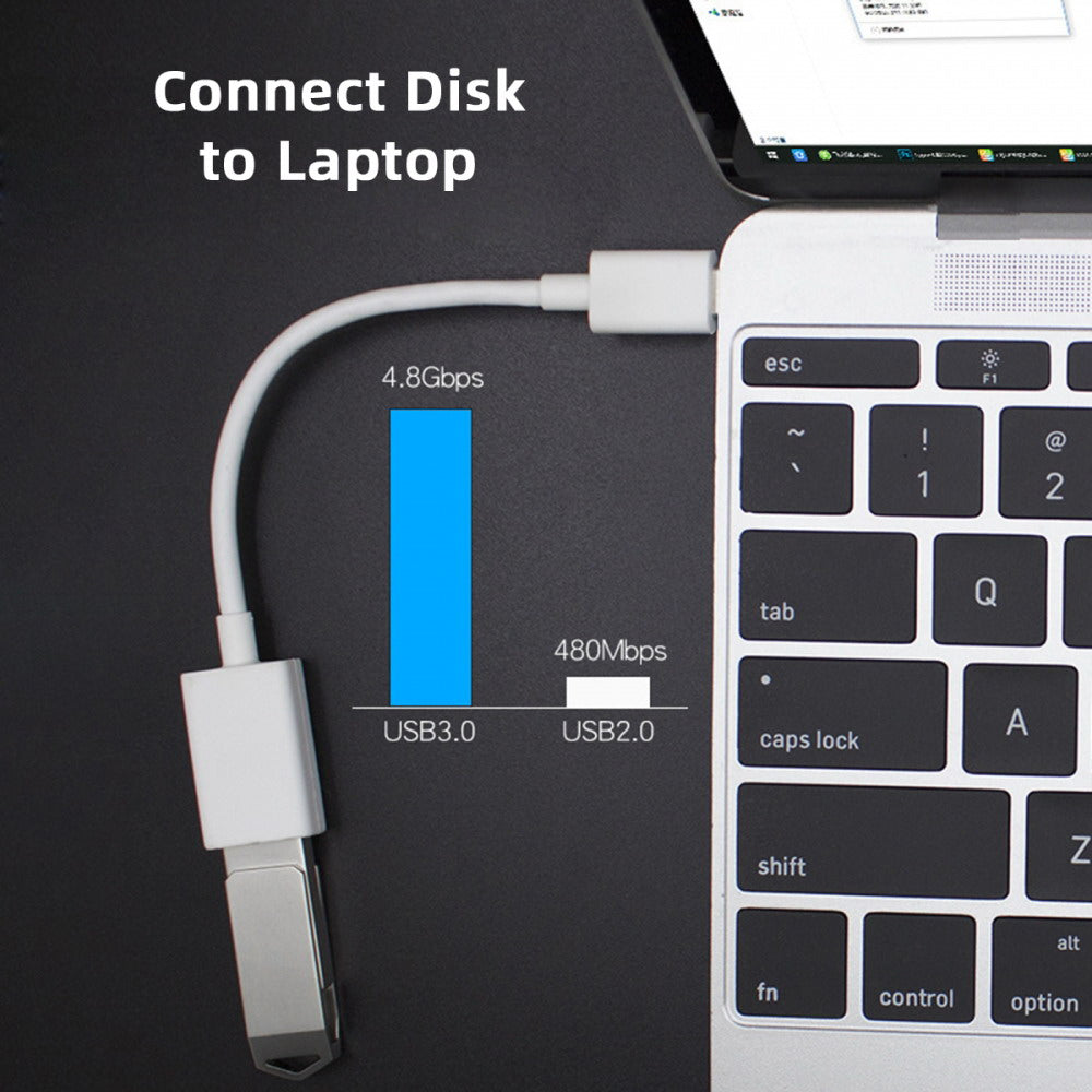 Chenyang Type C USB-C to Standard Type-A USB3.0 Female Adapter Compatible with Macbook Laptop Tablet Phone UC-155-TC001