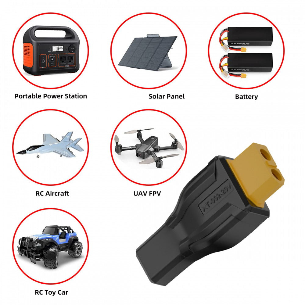 XT60 Female SC100 Protocol to Type-C Female Fast Charging Adapter for RC Lipo Battery Quadcopter Multicopter Aeromodelling