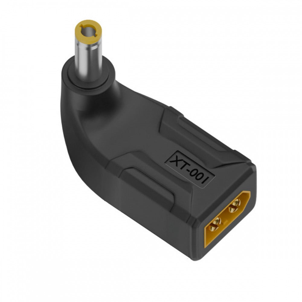 XT60 Male SC100 Protocol to DC 5.5x2.5mm Male Fast Charging Angled Vertical Adapter for RC Lipo Battery Quadcopter Multicopter Aeromodelling