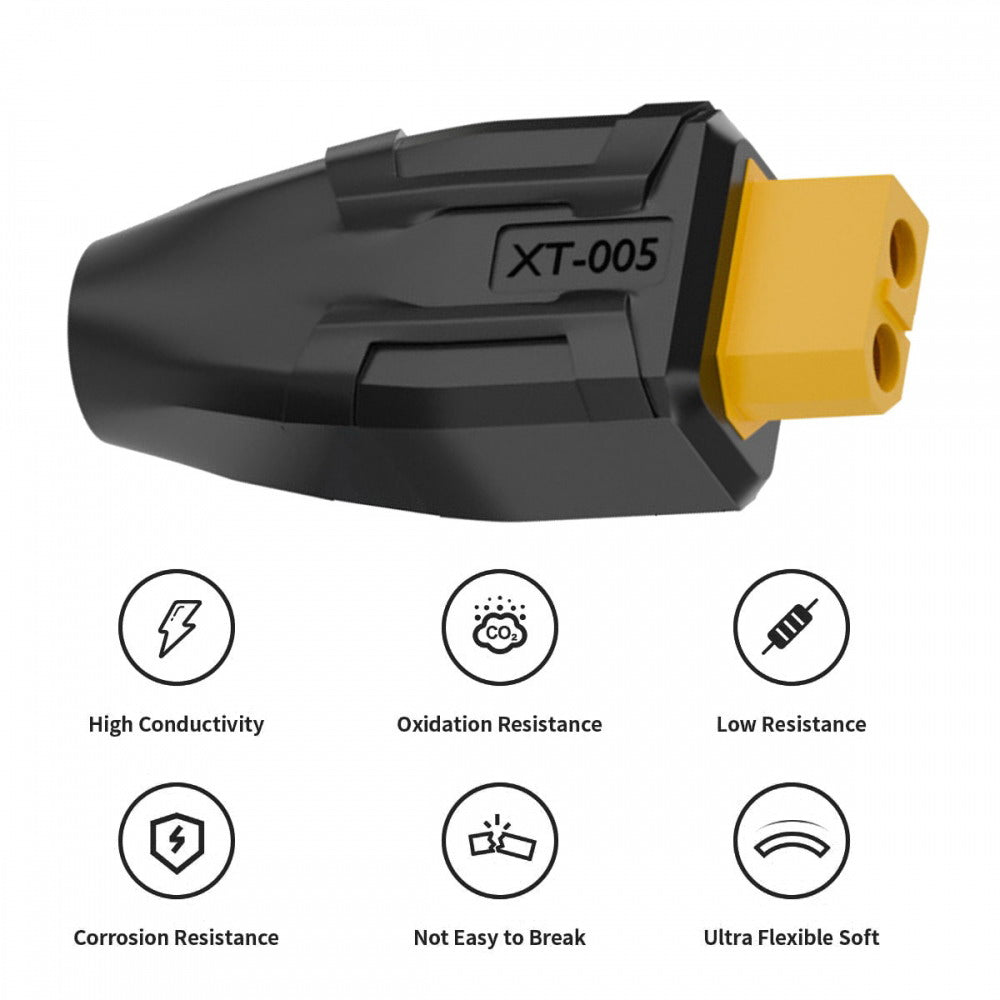 XT60 Female SC100 Protocol to DC 5.5x2.1mm Female Fast Charging Adapter for RC Lipo Battery Quadcopter Multicopter Aeromodelling