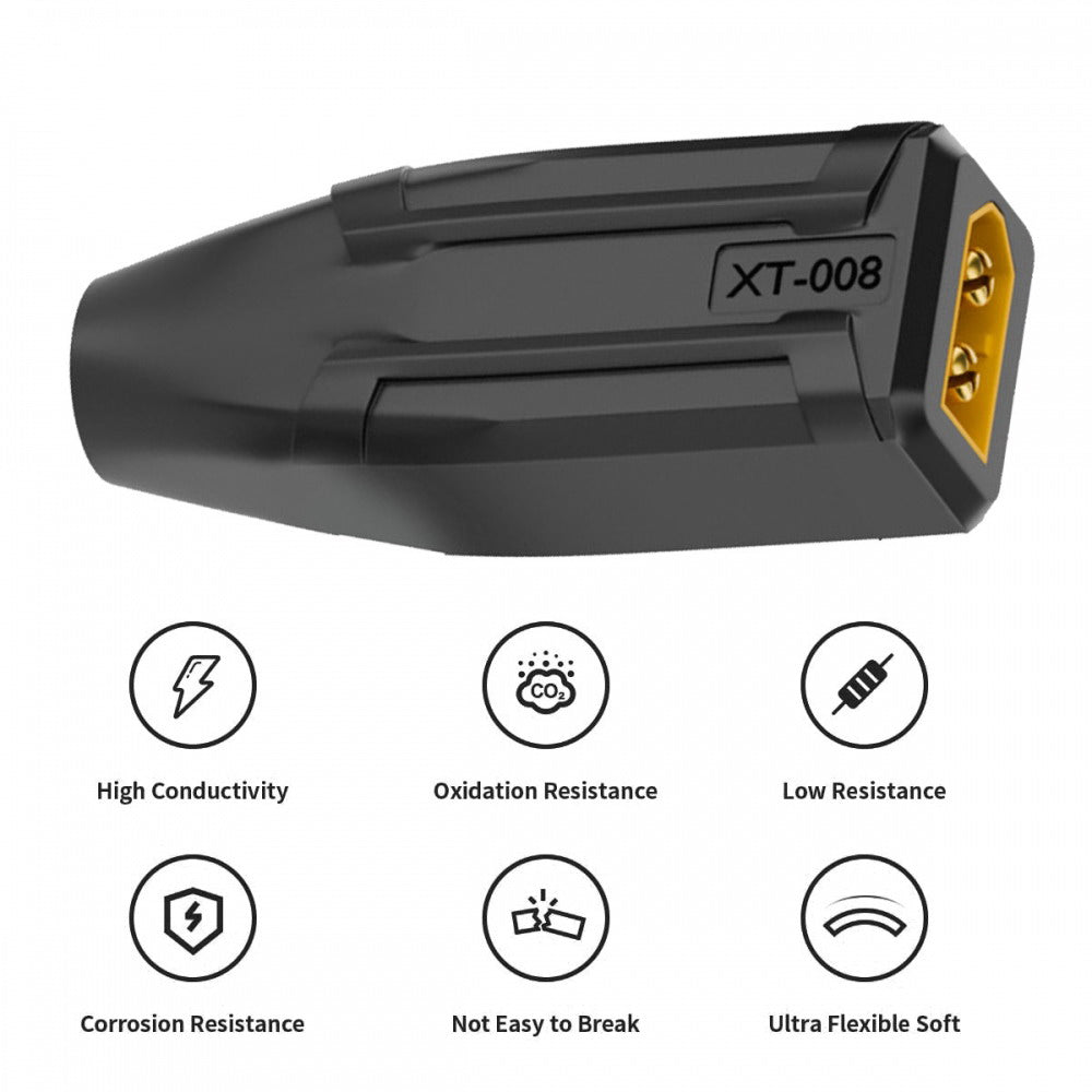 XT60 Male SC100 Protocol to DC 5.5x2.5mm Female Fast Charging Adapter for RC Lipo Battery Quadcopter Multicopter Aeromodelling