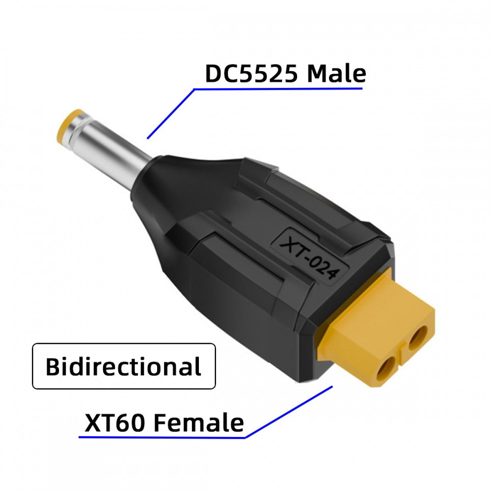 XT60 Female SC100 Protocol to DC 5.5x2.5mm Male Fast Charging Adapter for RC Lipo Battery Quadcopter Multicopter Aeromodelling