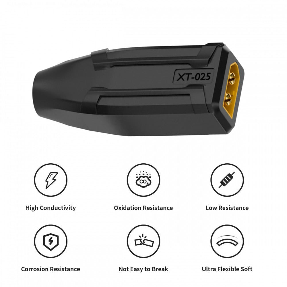 XT60 Male SC100 Protocol to DC 5.5x2.1mm Female Fast Charging Adapter for RC Lipo Battery Quadcopter Multicopter Aeromodelling