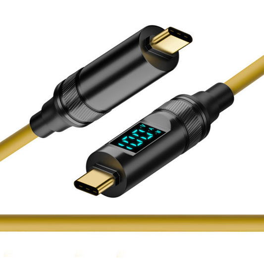 Smart LED Display USB-C USB4 Cable 20Gbps 100W 8K for Laptop Disk Phone Type-C Male to Male Cable Power & Data
