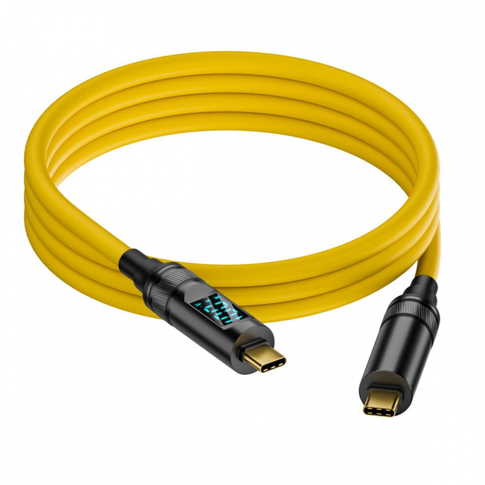 Smart LED Display USB-C USB4 Cable 20Gbps 100W 8K for Laptop Disk Phone Type-C Male to Male Cable Power & Data