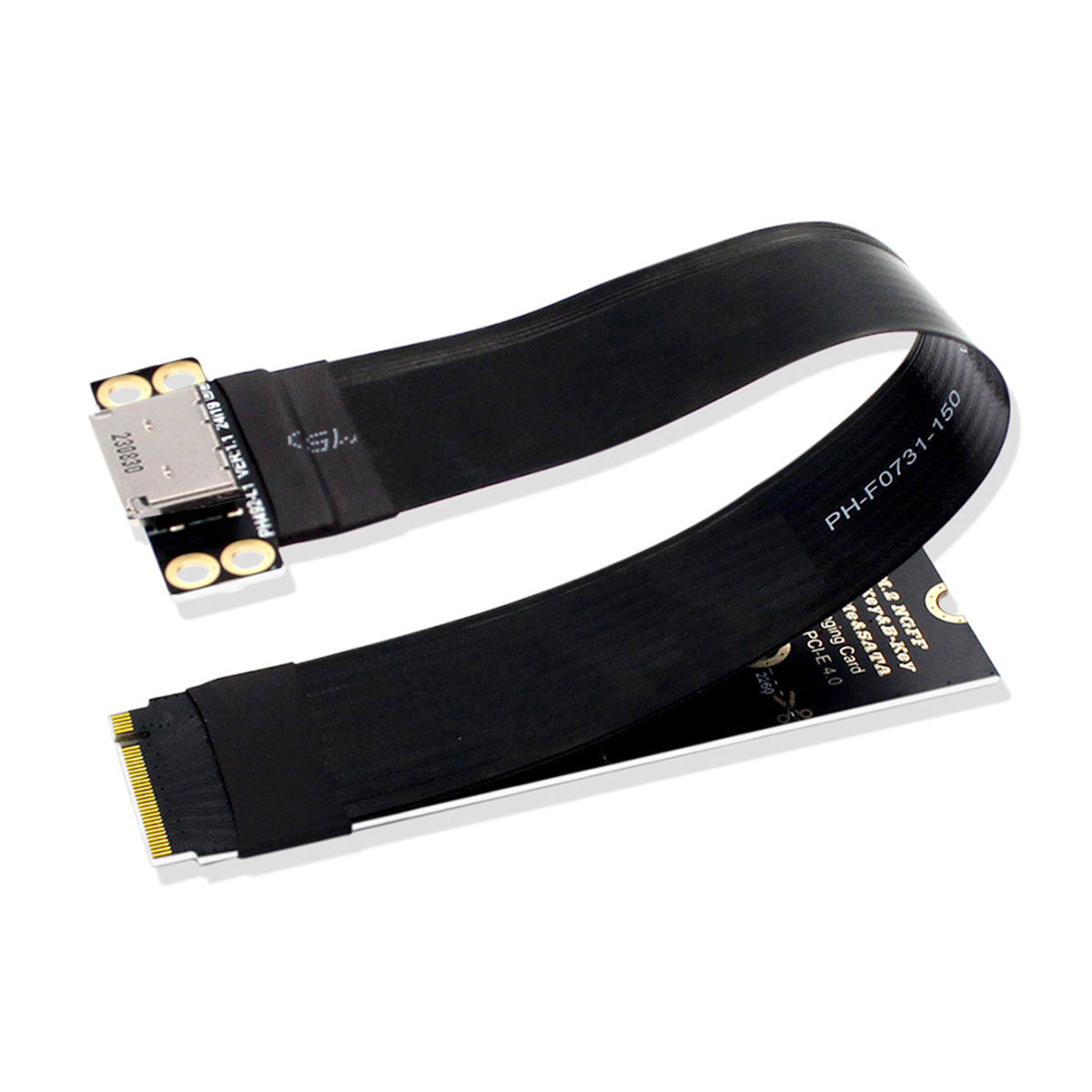 2280 NGFF PCI-E4.0 M.2 M-key to Oculink SFF-8612 SFF-8611 Host Cable 15cm for NVME U.2 SSD eGPU
