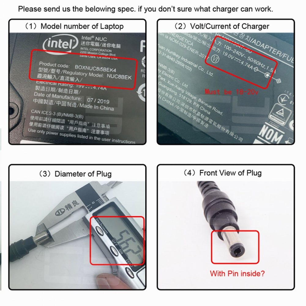 100W Type C USB-C Input to 20V DC 5.5*2.5mm Output Power 20V 5A 65W PD Charge Cable for Laptop