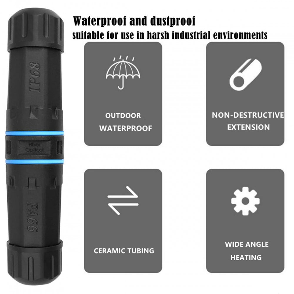 M20 Locking IP68 Waterproof UTP STP RJ45 Female to CAT6 Female Networking Patch Extension Adapter Coupler