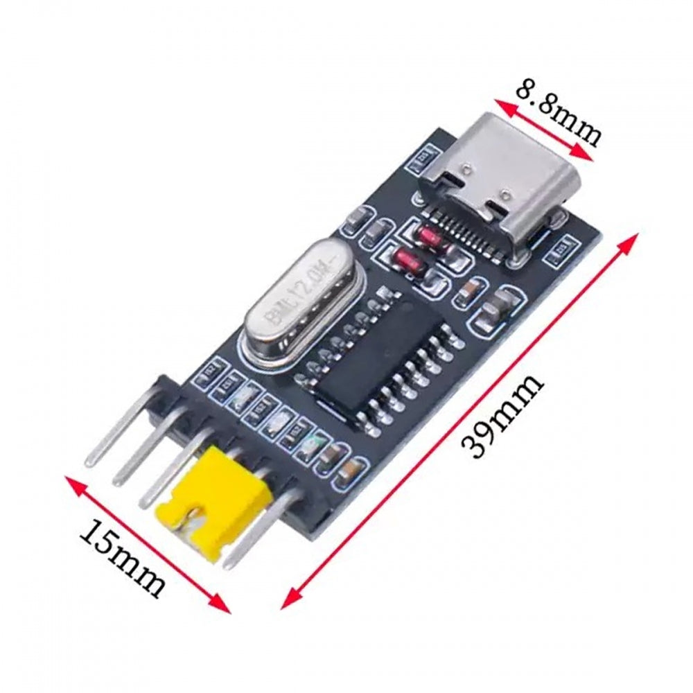 USB-C Type-C Female To TTL Converter UART STC Module Serial Programmer CH340G CH340 3.3V 5V Adapter Replace PL-2303