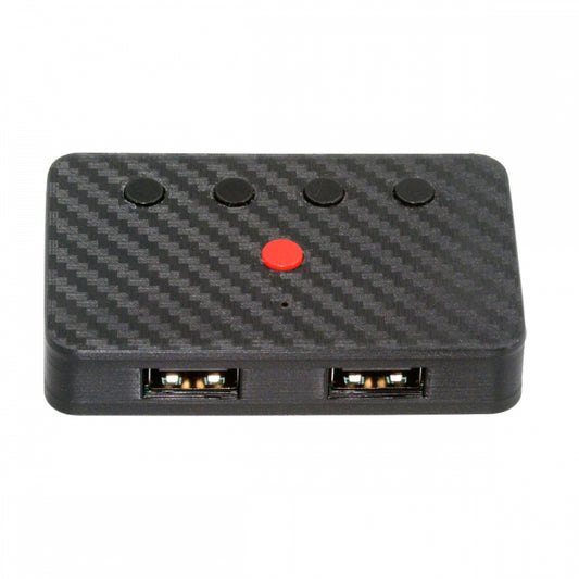 USB Wired Keyboard and Mouse Convert to Wireless 2.4G Bluetooth(BT) Converter with Receiver Type-C Power for Laptop Tablet Phone