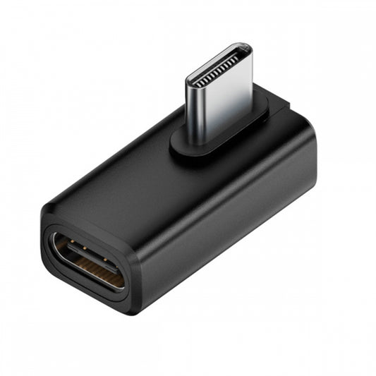 USB5.0 80Gbps Male to Female Extension Adapter  Low Profile Left Right Angled with 240W 16K 8K 5K Compatible with USB4.0 Thunderbolt3/4/5