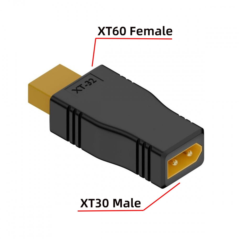 XT30 Male to XT60 Female SC100 Protocol Fast Charging Adapter for RC Lipo Battery Quadcopter Multicopter Aeromodelling