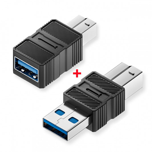 2pcs/lot USB 3.0 Type-B Male to USB3.0 Type-A Male Female Adapter Extension 5Gbps for Disk SSD Camera Data