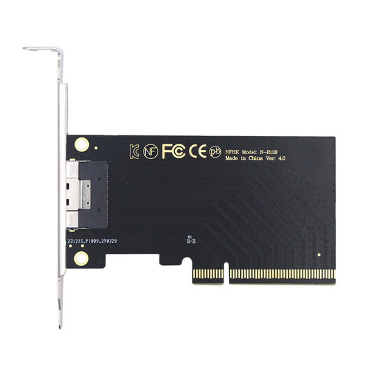 External Slimline SFF-8654 8X 74Pin to PCIE Express 3.0 PCIE4.0 Raid Card VROC Raid0 Hyper Adapter