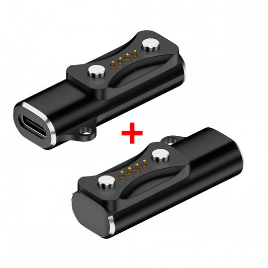 2pcs/lot Magnetic Smart Watch Charging Adapter USB Type-C to 2-Pin Compatible with Polar Vantage V3 M3 Pacer Pro IGNITE3 Grit X2
