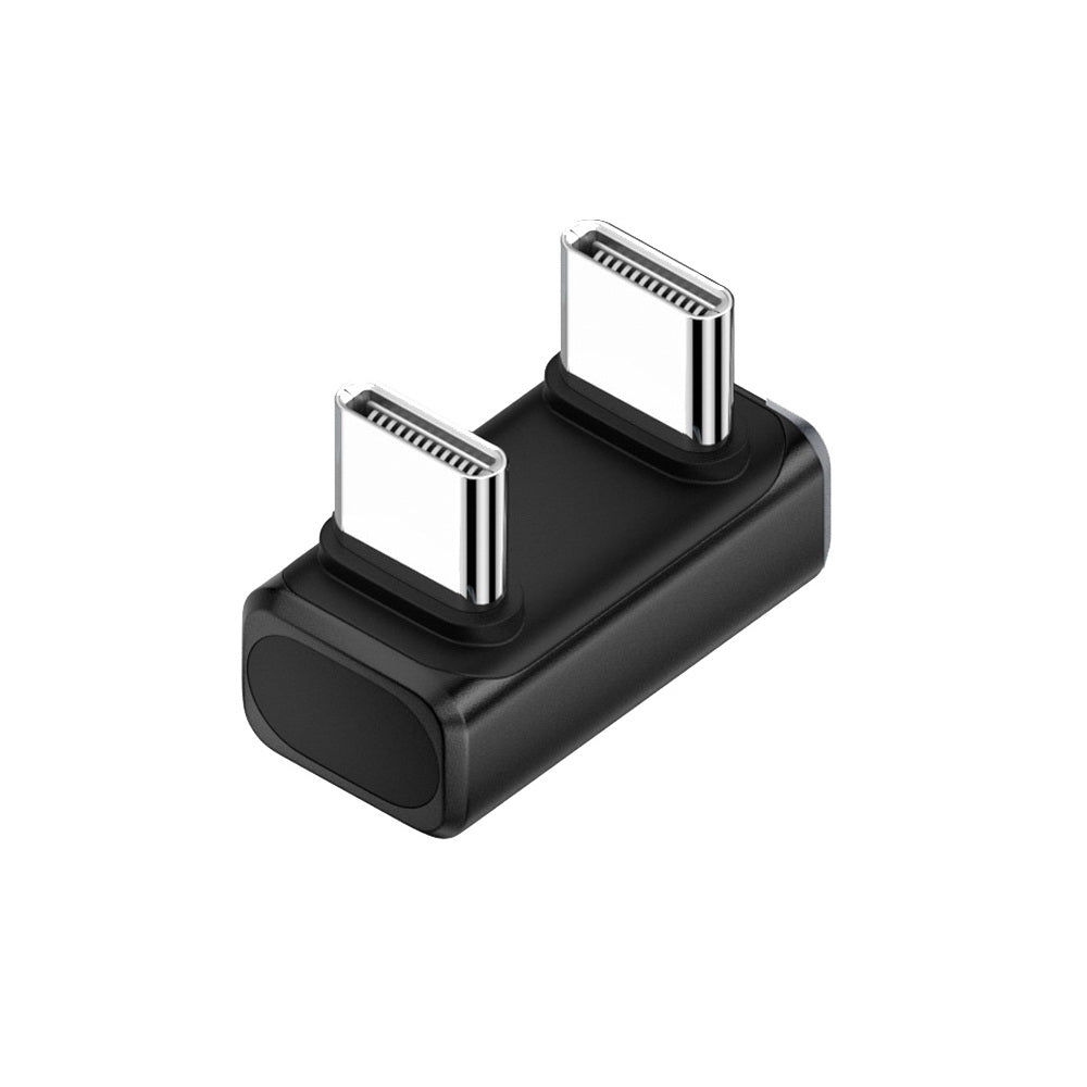 USB5.0 80Gbps Male to Male Extension Adapter Opposite U Shape Back Angled with 240W 16K 8K 5K Compatible with USB4.0 Thunderbolt3/4/5
