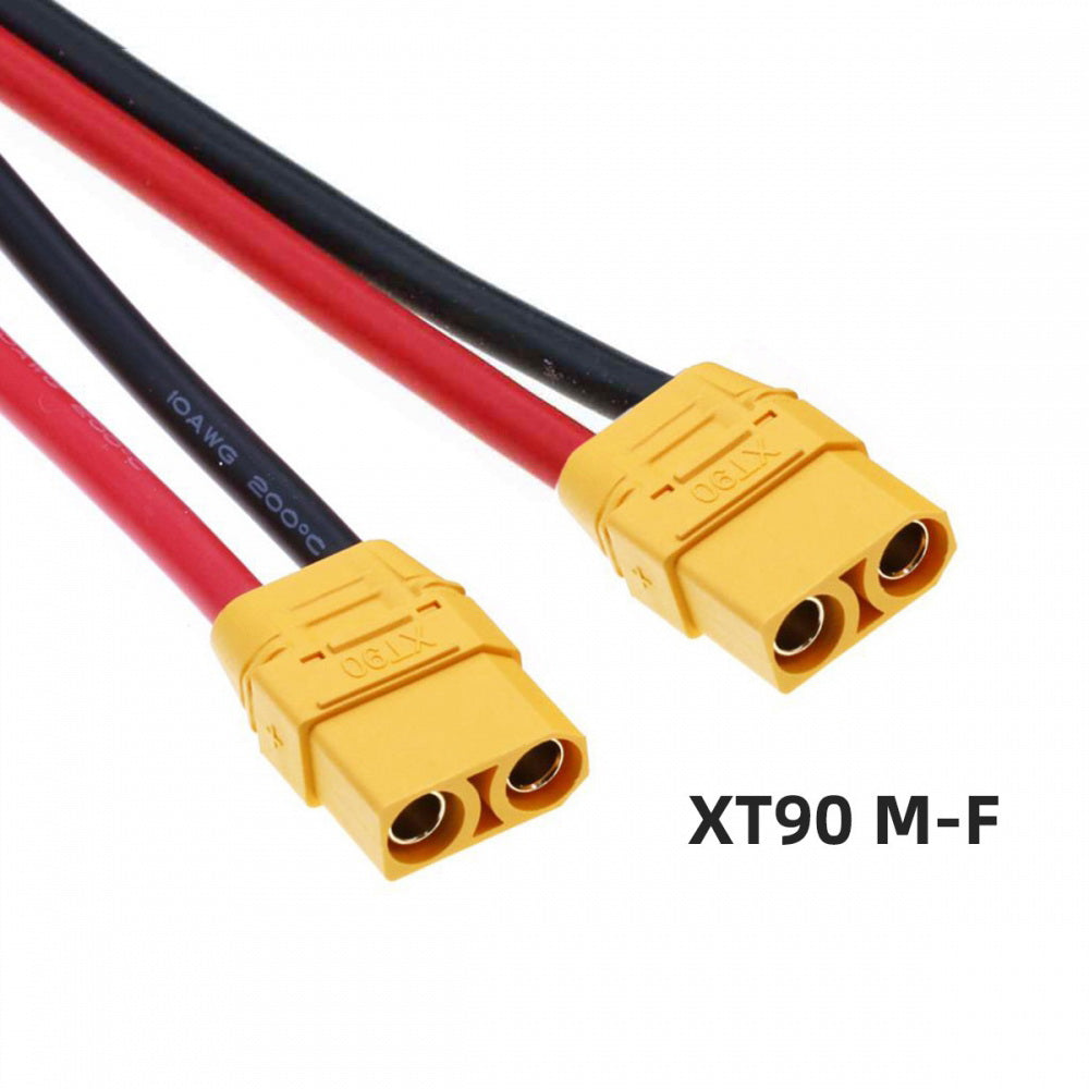 XT90 Male to Female 10AWG Extension Cable Connector for RC Battery Portable Power Station Solar Panel