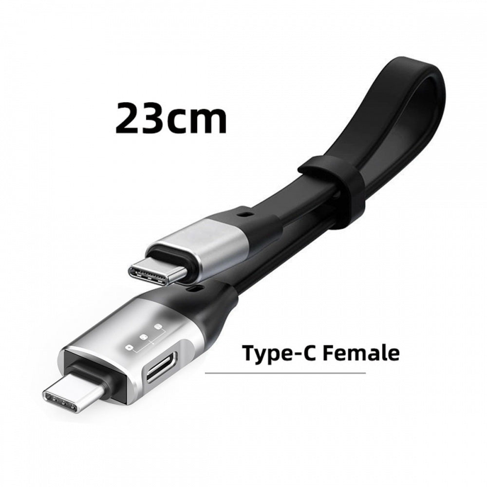 Type-C USB-C Male to Male USB 3.1 10Gbps & PD OTG Audio Female Port Flat Slim FPC Data Cable for Laptop Phone