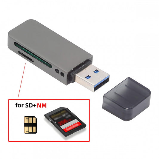 USB 3.0 to Nano Memory NM Card  & SD Card Reader Writer for Camera & Laptop & Tablet & Mate Serial Phone
