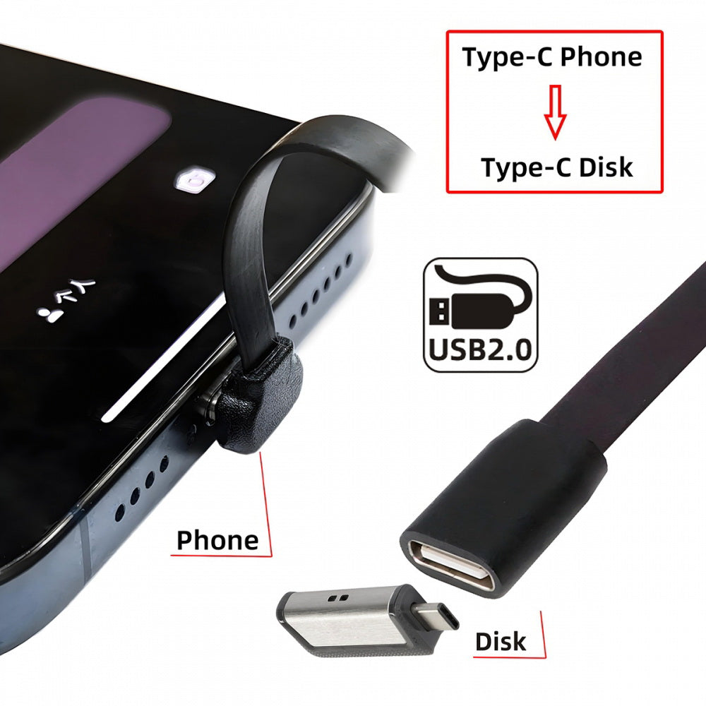 Ultra Slim Flat USB-C Type-C Male to Female Extension Power USB2.0 Data Cable 90 Degree Up Down Angled 65W Fast Charge for Laptop Tablet Phone