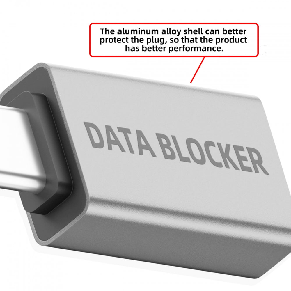 4pcs/lot USB 3.1 Data Blocker Type-A Male Female to USB-C Male Female Elimination Data Protect Against Juice-Jacking Refuse Hacking Adapter Only for Power Charge