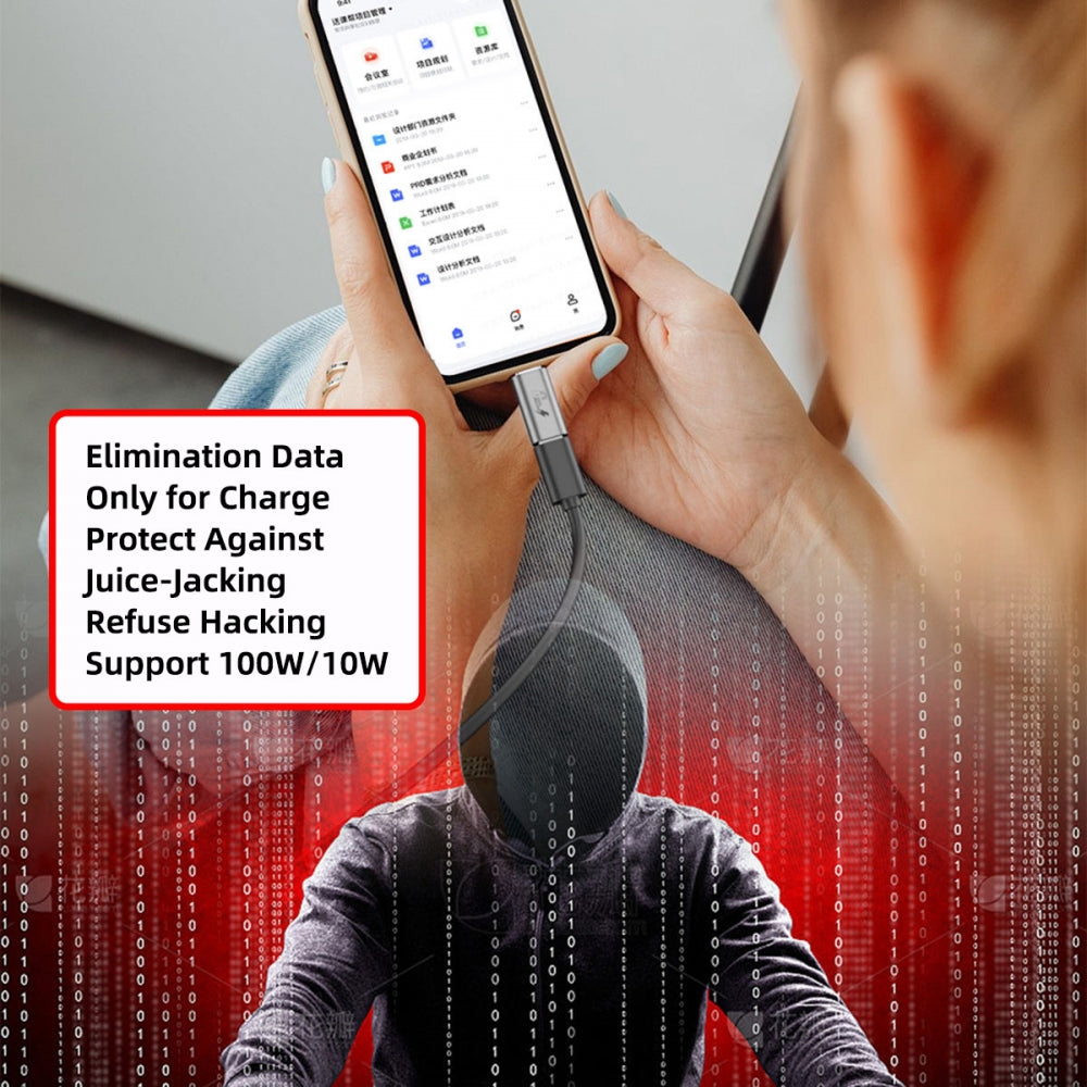 4pcs/lot USB 3.1 Data Blocker Type-A Male Female to USB-C Male Female Elimination Data Protect Against Juice-Jacking Refuse Hacking Adapter Only for Power Charge