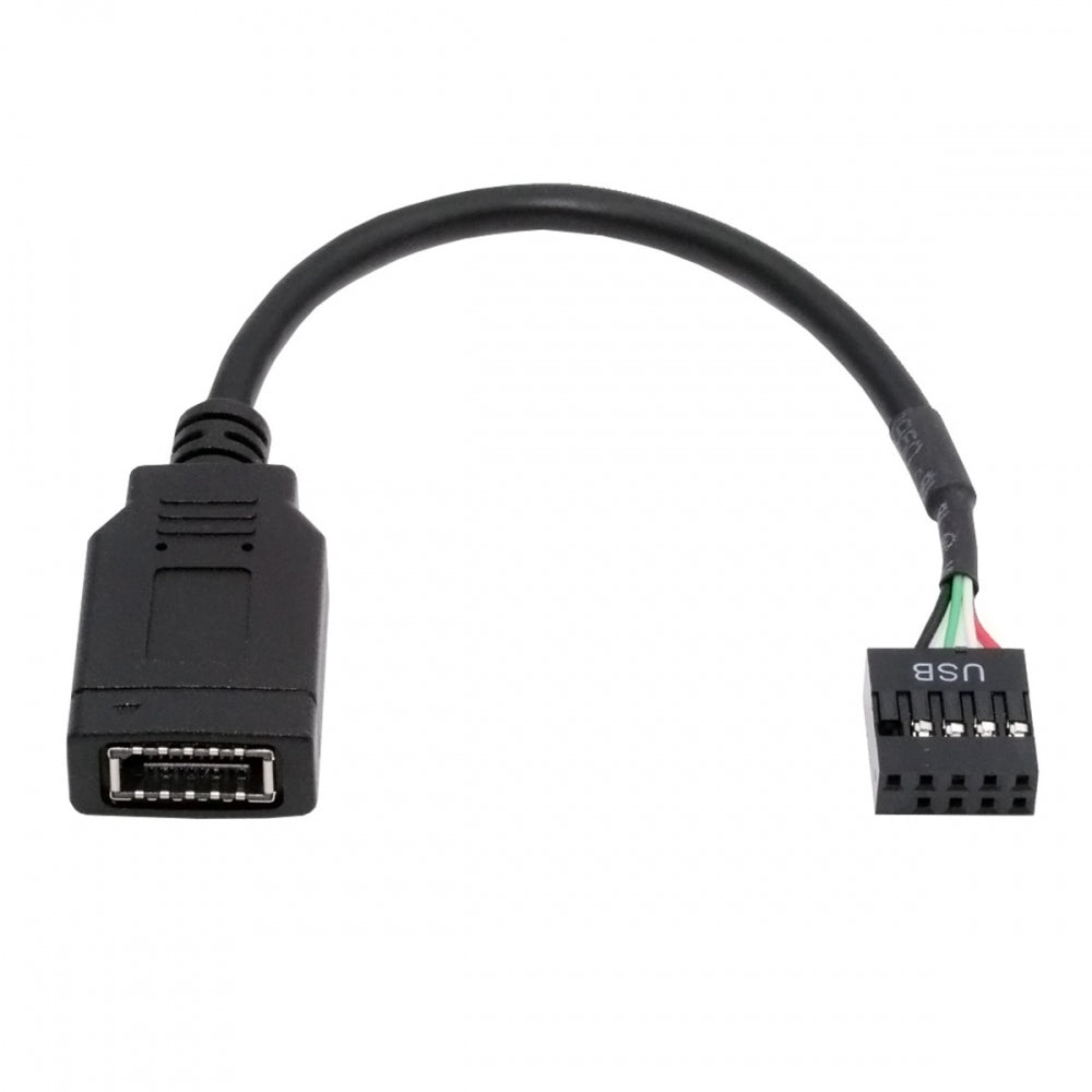Single USB 3.1 Front Panel Socket Key-A Type-E to USB 2.0 9Pin 10Pin Mainboard Header Male Extension Cable
