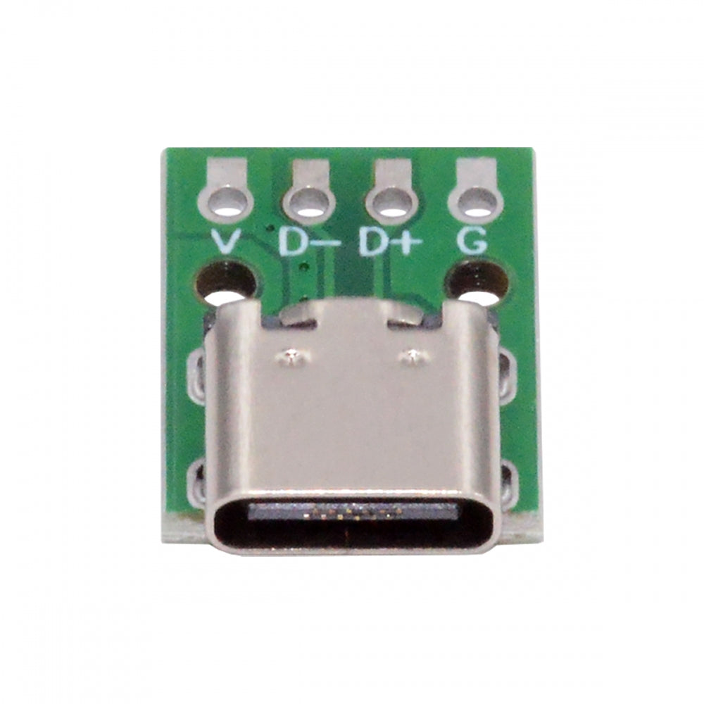 5pcs/set DIY OEM Type C Female Socket Connector to PCBA 4Pin USB2.0 Pinout DC 5V Power