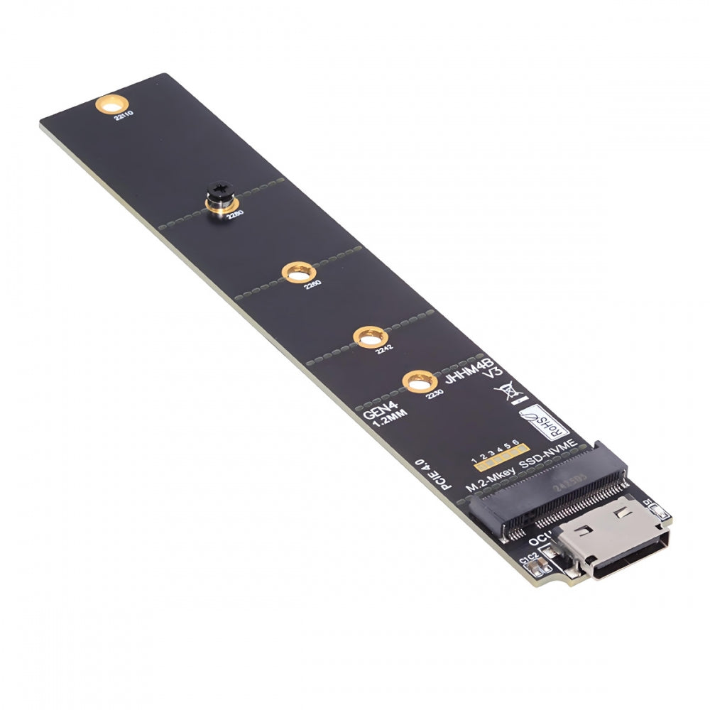 Oculink SFF-8612 SFF-8611 to M.2 NGFF M-Key to NVME PCIe SSD 2230 2280 22110 SSD PCBA Adapter for Mainboard