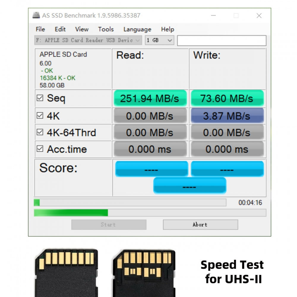 USB 3.0 to UHS-III UHS-II SD4.0 TF Micro-SD Card Reader Writer for Camera & Laptop & Tablet & Phone & Camera