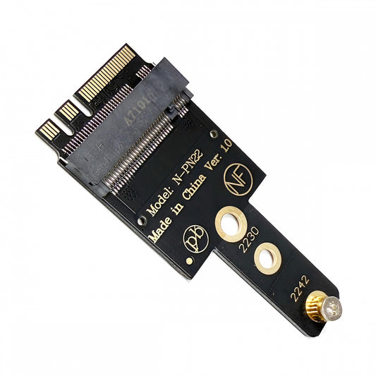 2230 NGFF A+E-Key Male to NVME M-key Female Extension Adapter for Laptop Mainboard SSD 2230 2242