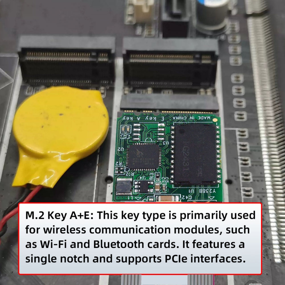2500Mbps 2.5Gbps to 2230 NGFF A+E-Key GBE Gigabit 1000Mbps Ethernet Network LAN Cable Adapter for Desktop Motherboard