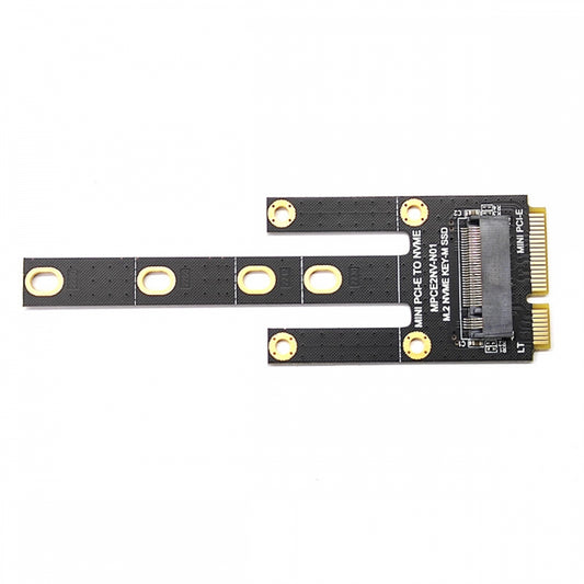 Mini PCI-E Riser Card to NVME M.2 NGFF Key-M NVME SSD Adapter Compatible with NAS Industrial Control Motherboard