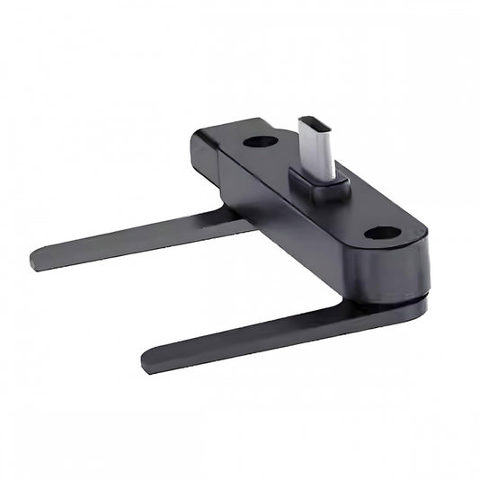 240W Type-C Fast Charging Adapter with Built-in Phone Stand Dual Holder Durable Charger Bracket USB-C Male to Female Foldable