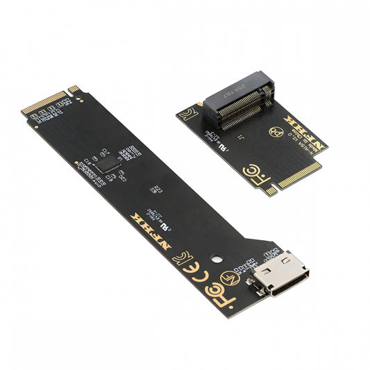 2280 PCI-E5.0 4.0 M.2 M-key NVME to Oculink SFF-8612 SFF-8611 & SSD Host Adapter with for NUC15 Pro Mini PC Computer Tall Type NUC15CRH