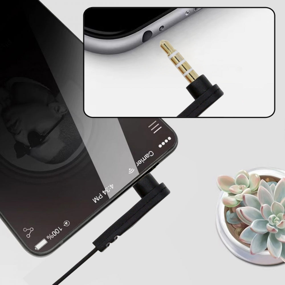 Ultra Slim Flat AUX 3.5mm 4 Poles Audio Stereo Male to Male Extension Speaker Cable 90 Degree Right Angled 15cm