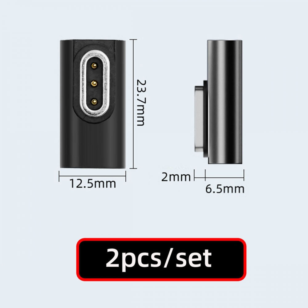 2pcs/lot Connector USB Type-C to 3-Pin Charging Adapter Compatible with Rokid AI Smart Glasses Style Smart Audio Sun Glasses