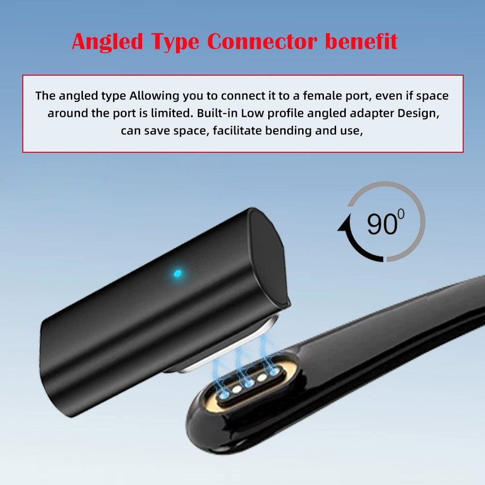 2pcs/lot Connector USB Type-C to 3-Pin Charging Adapter Compatible with Rokid AI Smart Glasses Style Smart Audio Sun Glasses
