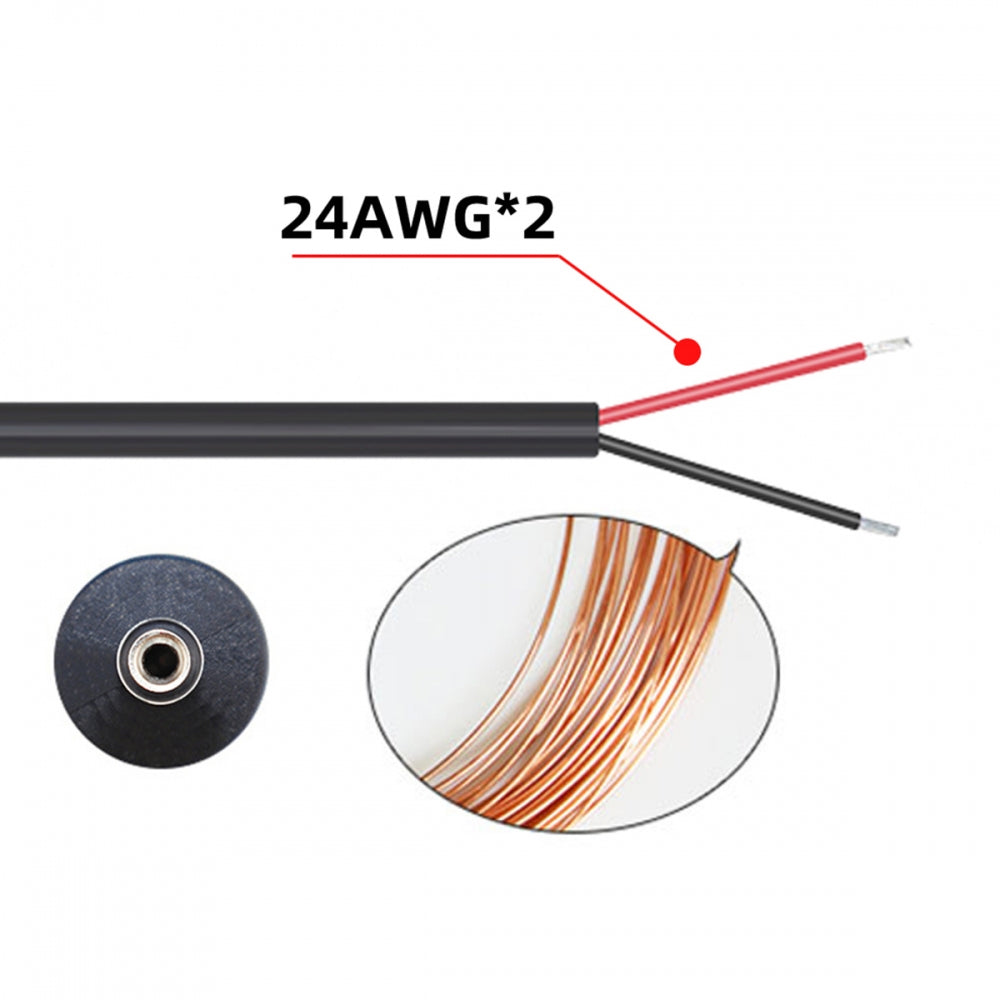 Type C USB-C Input with 5.1K Resistor to 5V DC 3.5*1.3mm Output Power Charge Cable 100cm for DC5V Desk Lamp Fan Camera