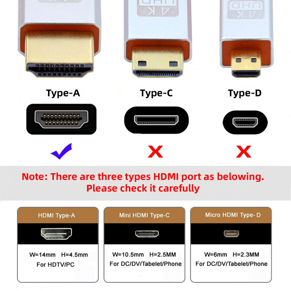 8K Type-A HDMI 2.1 Male 90 Degree Down Angled to HDMI Female Extension HDTV Cable for DV Camera Laptop Monitor